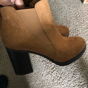 Cognac Booties